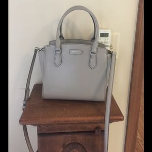 Gently used Kate Spade Jeanna medium satchel gray
